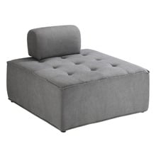 Elga Upholstered Armless Lounge Chairs (Set of 4)